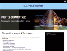 Tablet Screenshot of aguaytecnologia.org